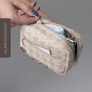 MABE  The Monarch Accessory Bag - Houndstooth